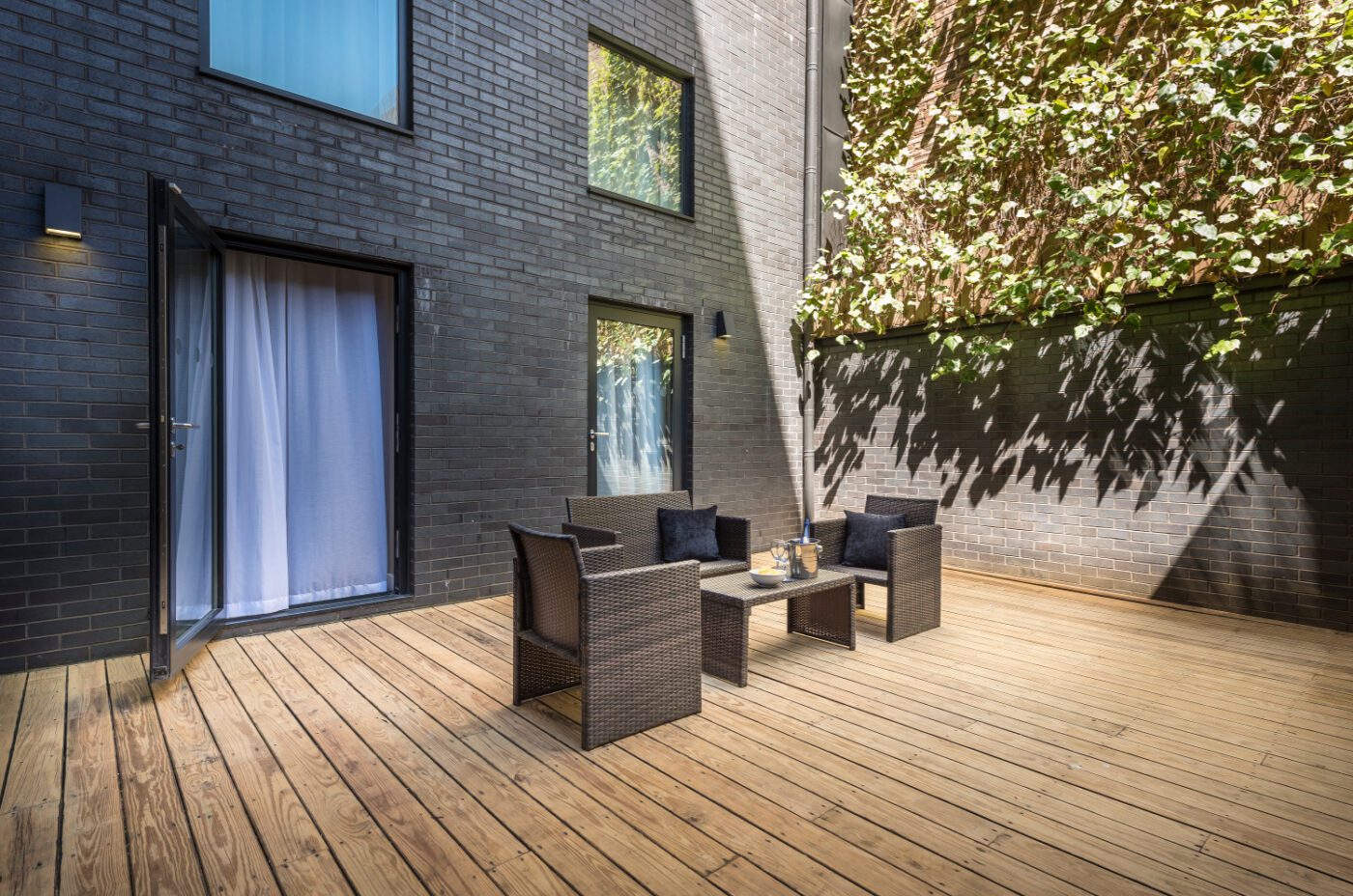 The Resident Liverpool Secret Garden Suite private patio