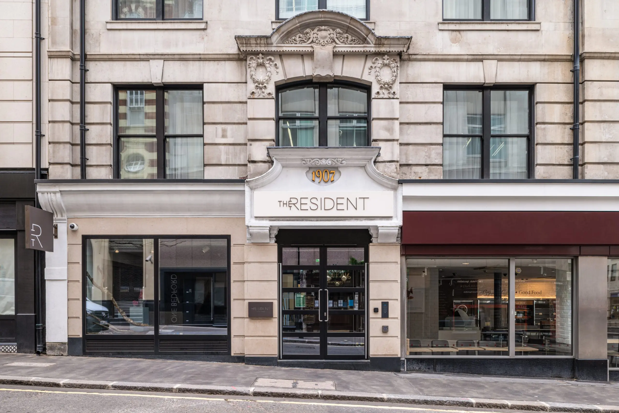 The entrance of The Resident Covent Garden