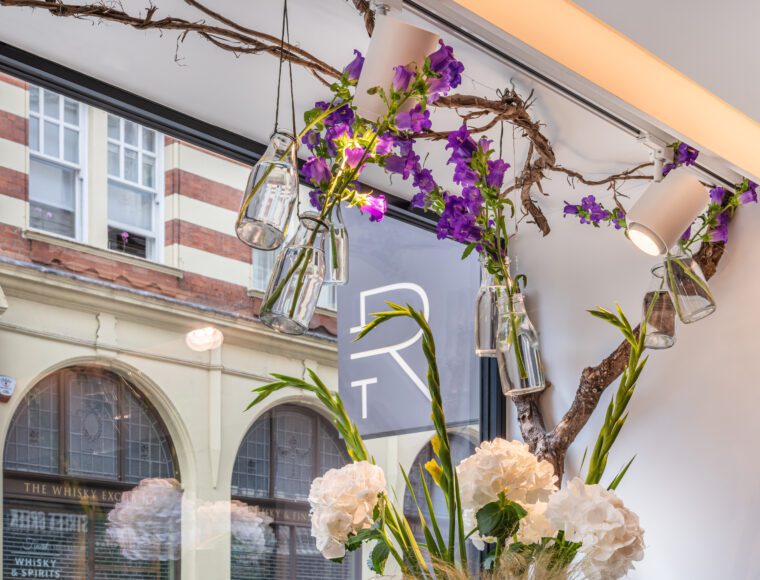 Bouquet of flowers at The Resident Covent Garden