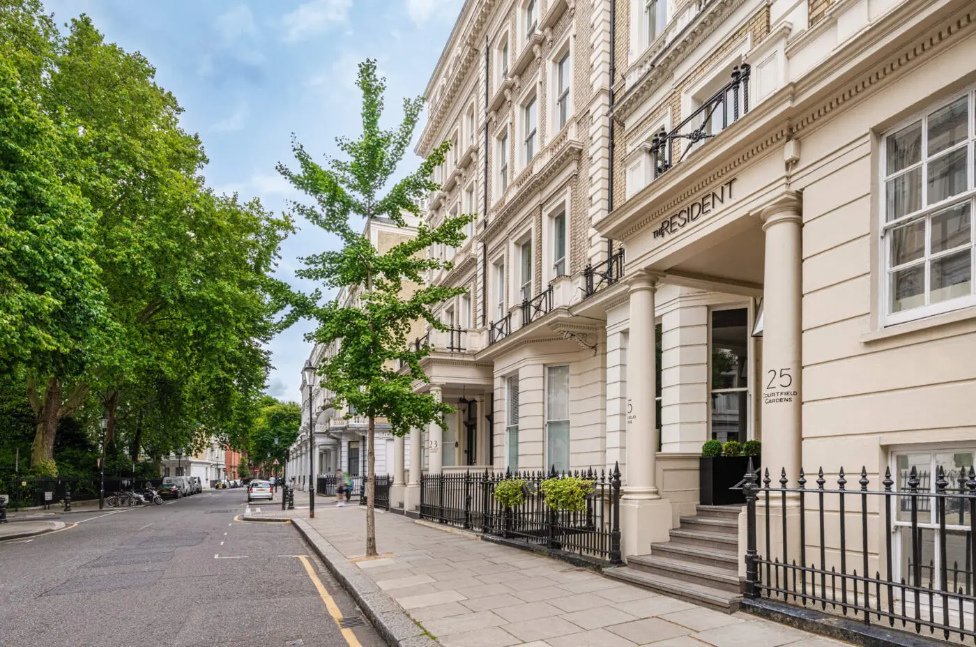 The Resident Kensington Exterior in Spring