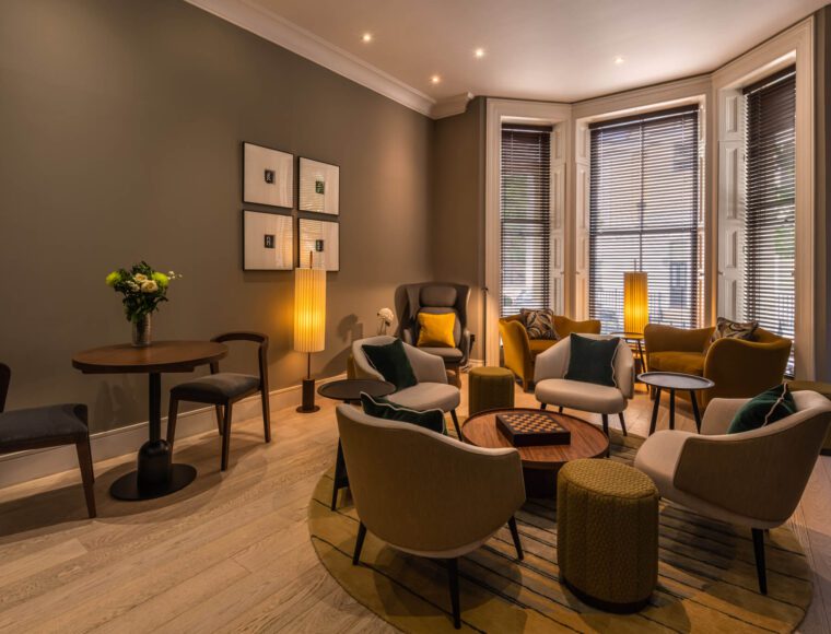The Resident Kensington Lounge reception room