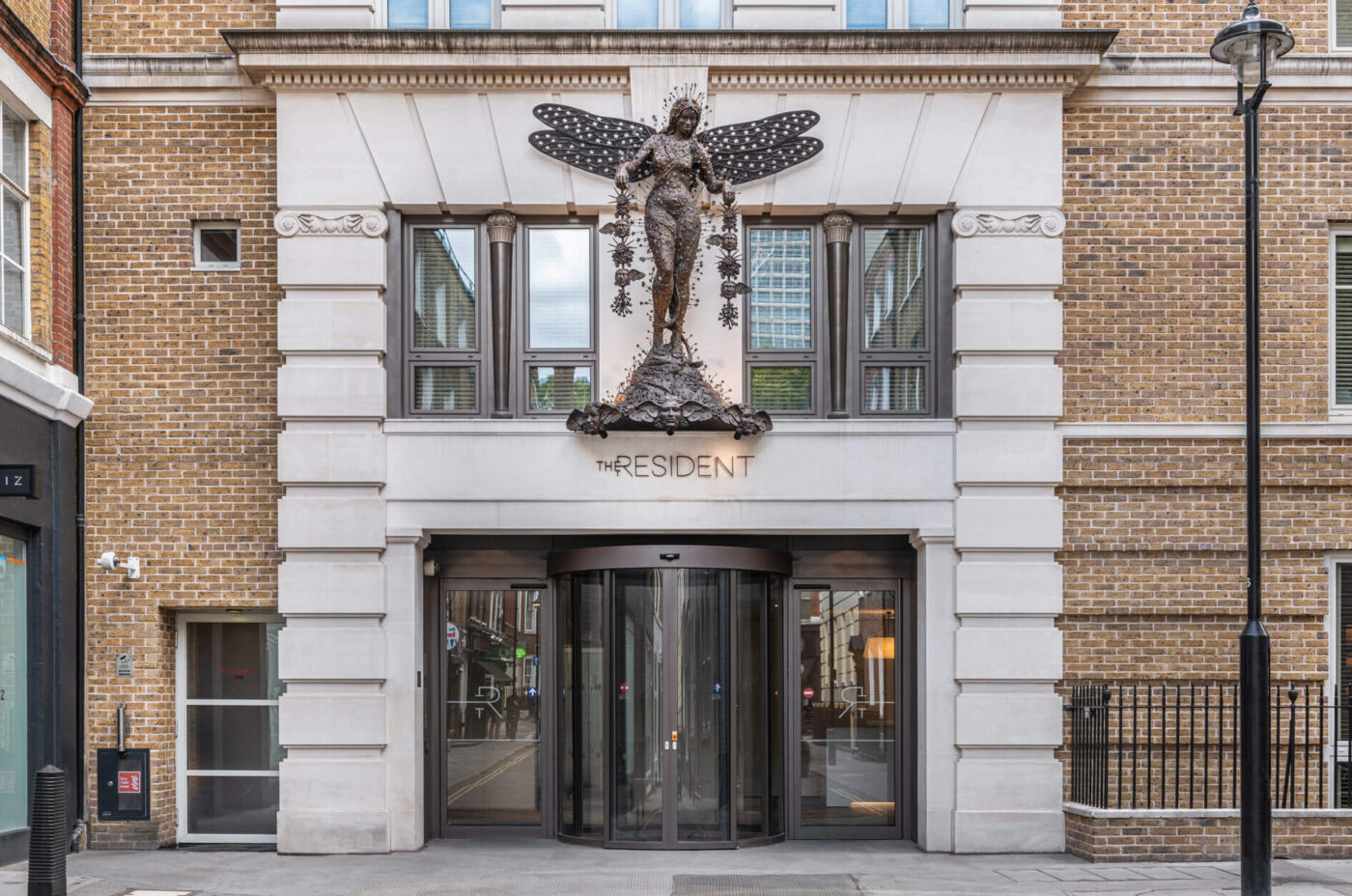 The image shows the entrance to 