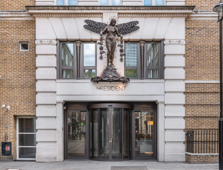 The image shows the entrance to 