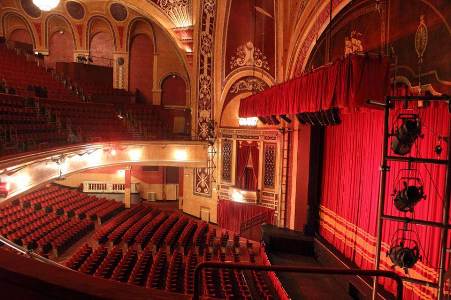 The seating area of the Liverpool Empire Theatre
