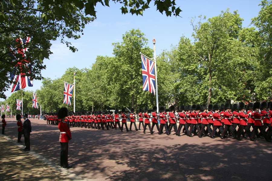 House Guards celebrating the Queens birthday