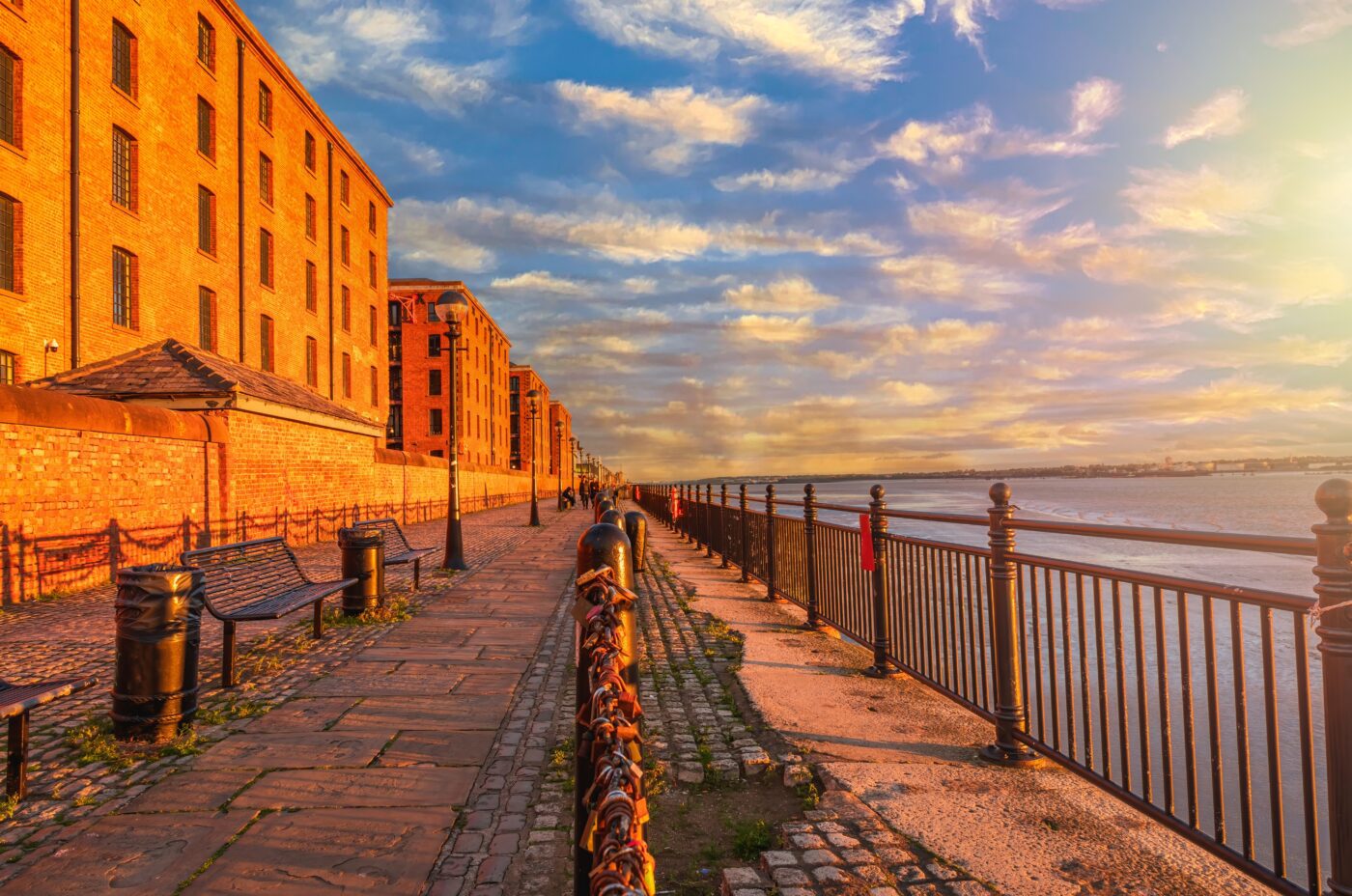 The Tate Museum and Albert Dock at Sunset