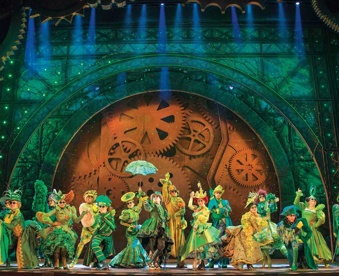 A performance from Wicked, the musical.