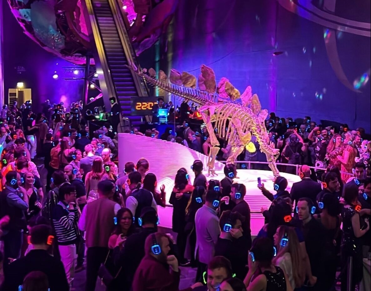 Natural History Museum's silent disco