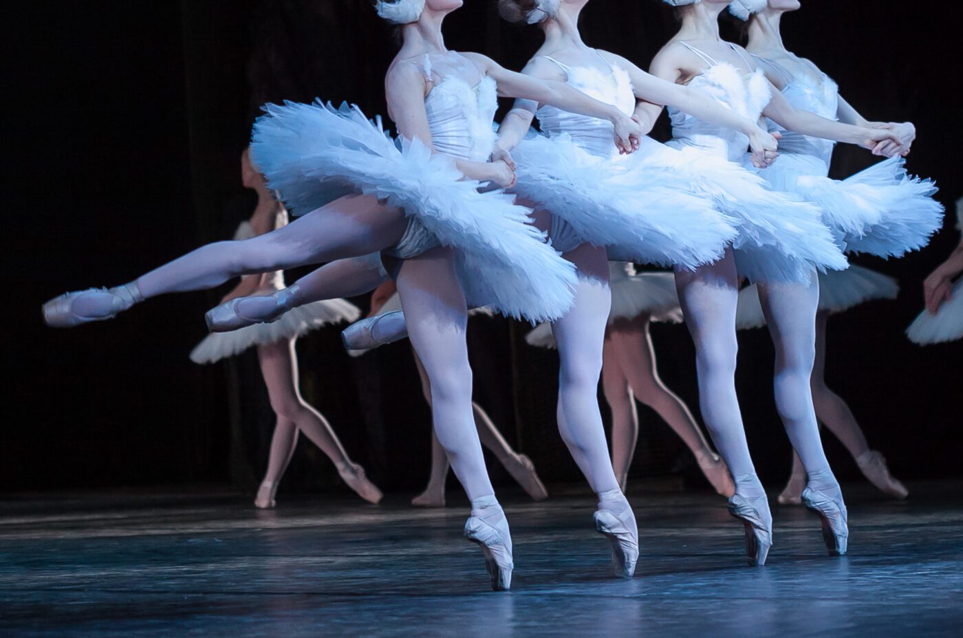 Ballet dancers performing Swan Lake