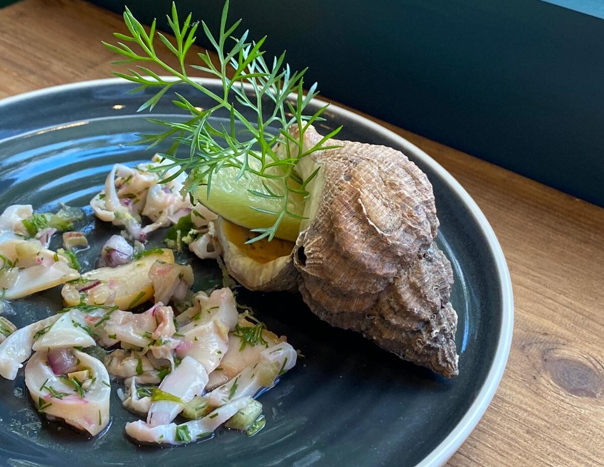 Fine dining seafood in Edinburgh city centre at LeftField Edinburgh