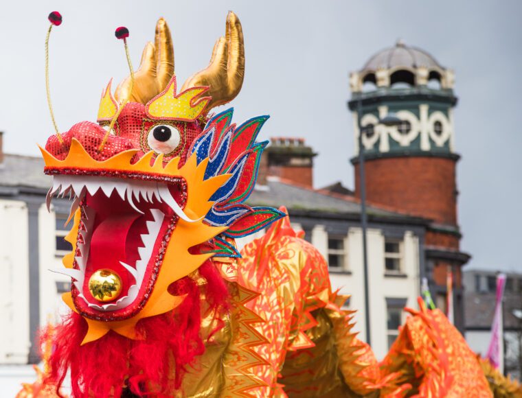 Chinese Lunar New Year Liverpool, year of the dragon
