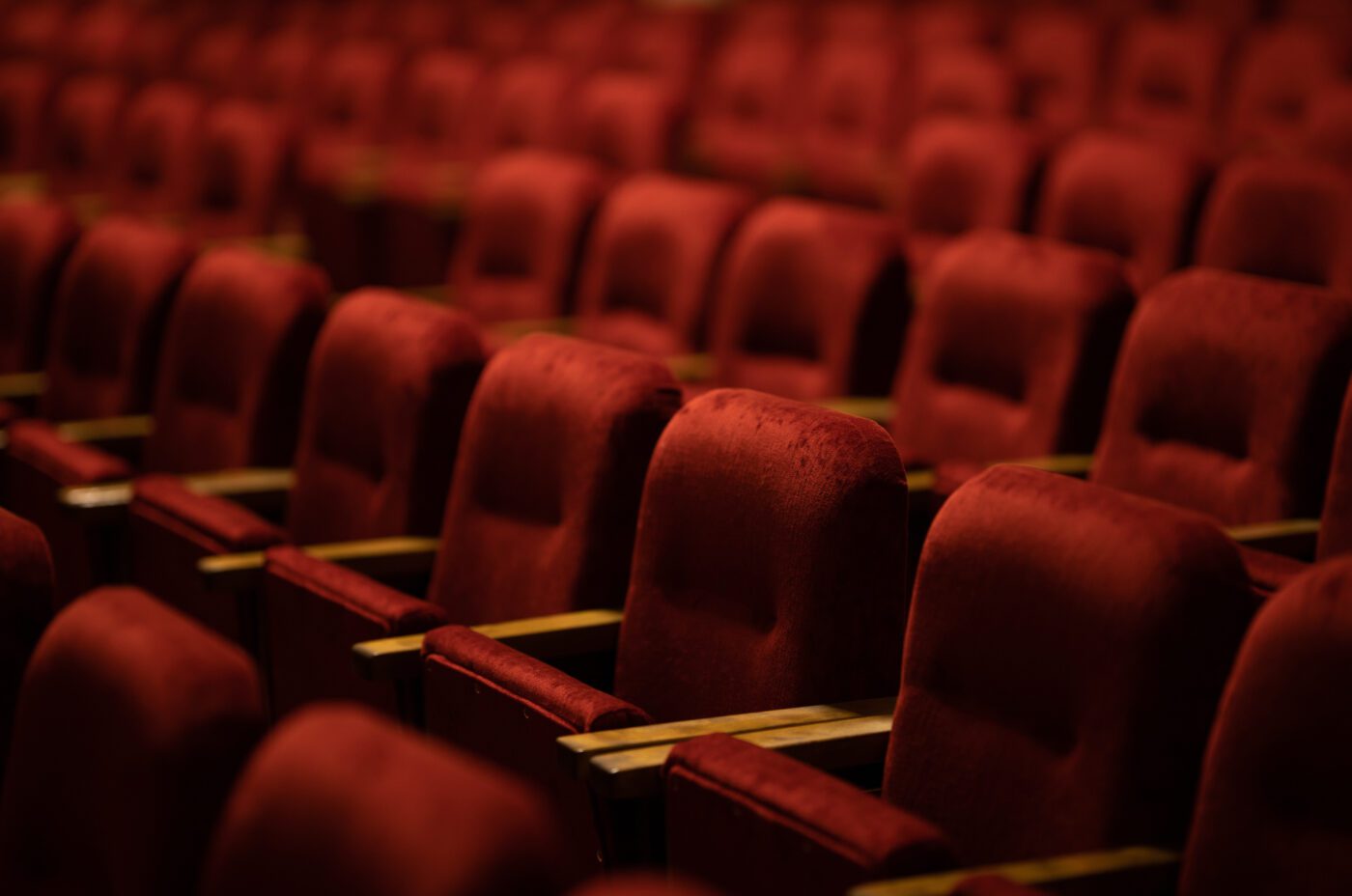 red velvet seats for spectators in the the King's Theatre