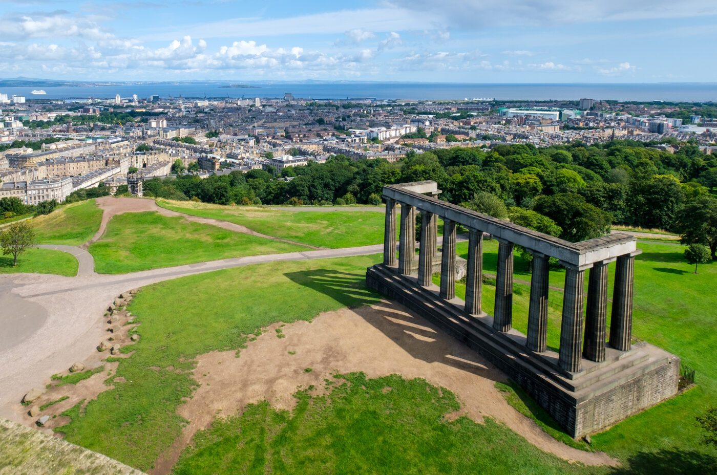 The National Monument of Scotland in Edinburgh - Bulit in 1929