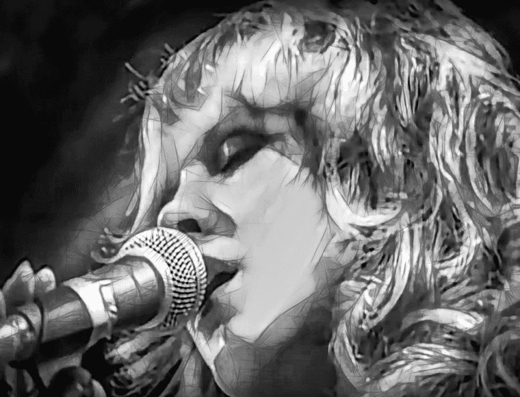 Young Stevie Nicks Performing