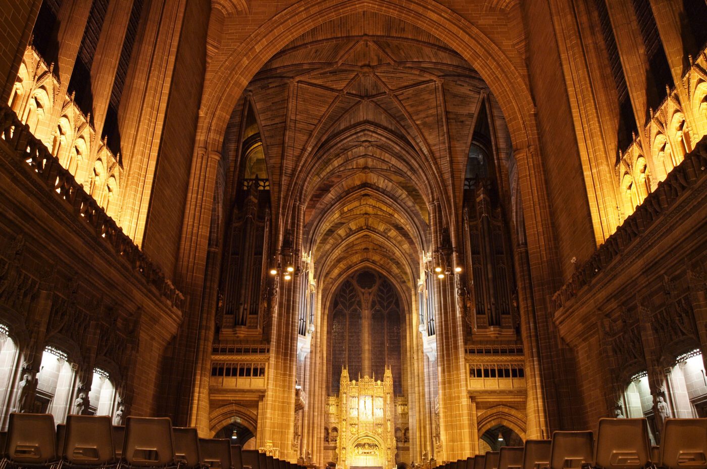 Liverpool Anglican Cathedral Interior, seen on the Above and Beyond tour.