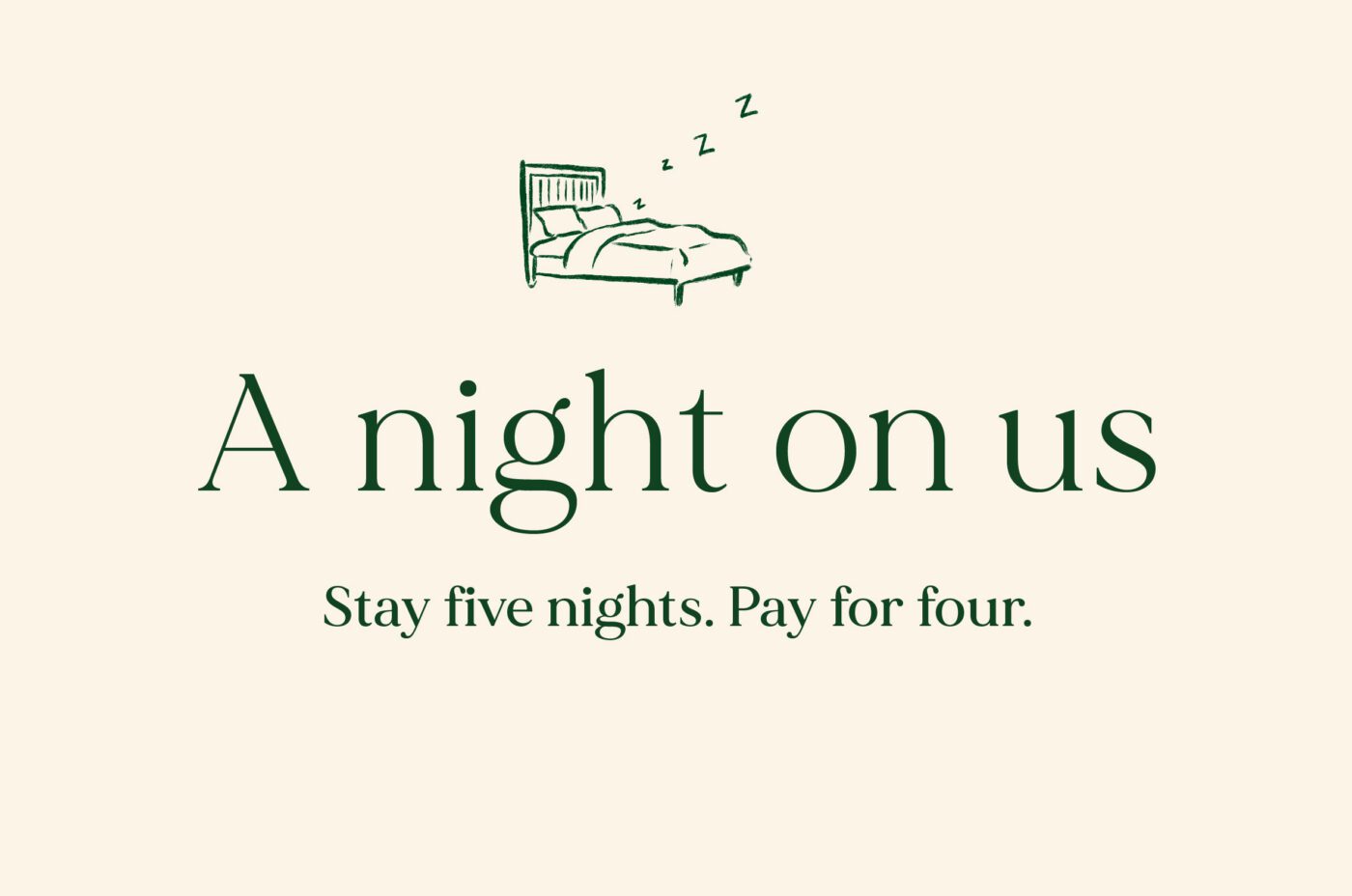 Illustration of a bed with 